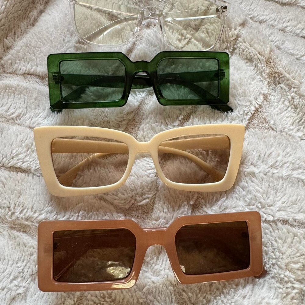 3 Pairs of Glasses + 1 blue light pair.